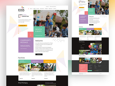 School Design Website design homepage landing logo page product ui website