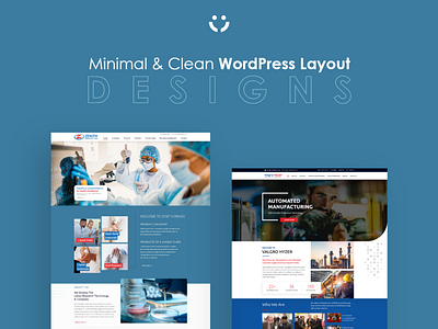 Minimal & Clean Wordpress theme designs