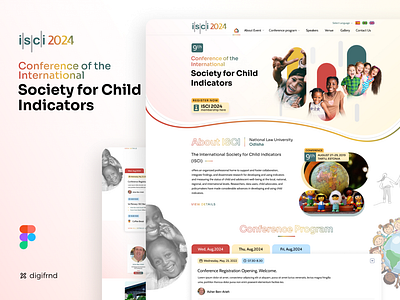 Event Landing Page For Child Conference