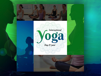 Yoga Day2 banner design internationalyogaday post social media yoga