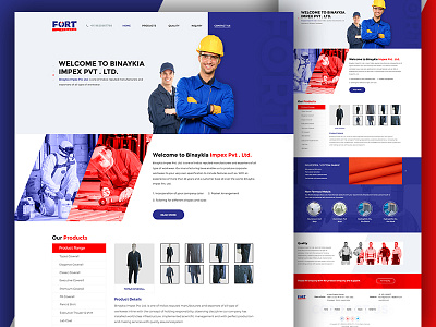 Fort Website ecommerce homepage interaction ios landing mobile page ui ux website