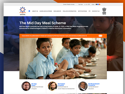 Mid Day Meal Scheme ecommerce homepage interaction ios landing meal mobile product scheme ui ux website