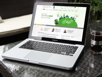 Save the environment Homepage Design banner design homepage illustration landing mobile page product ui website