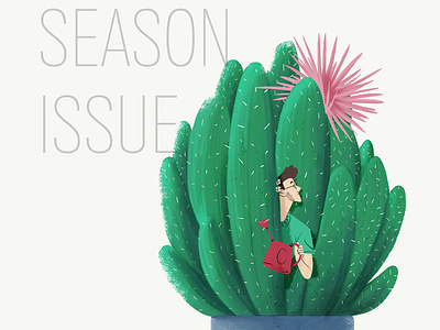 Season Issue N2 adobe digital green how-to illustration photoshop art plants season spring season water