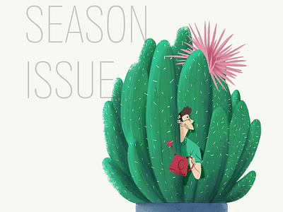 Season Issue N2 adobe digital green how to illustration photoshop art plants season spring season water