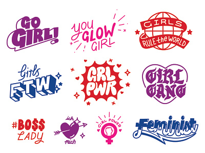 GRL PWR berlin design feminism girl power grl pwr lettering logo typog