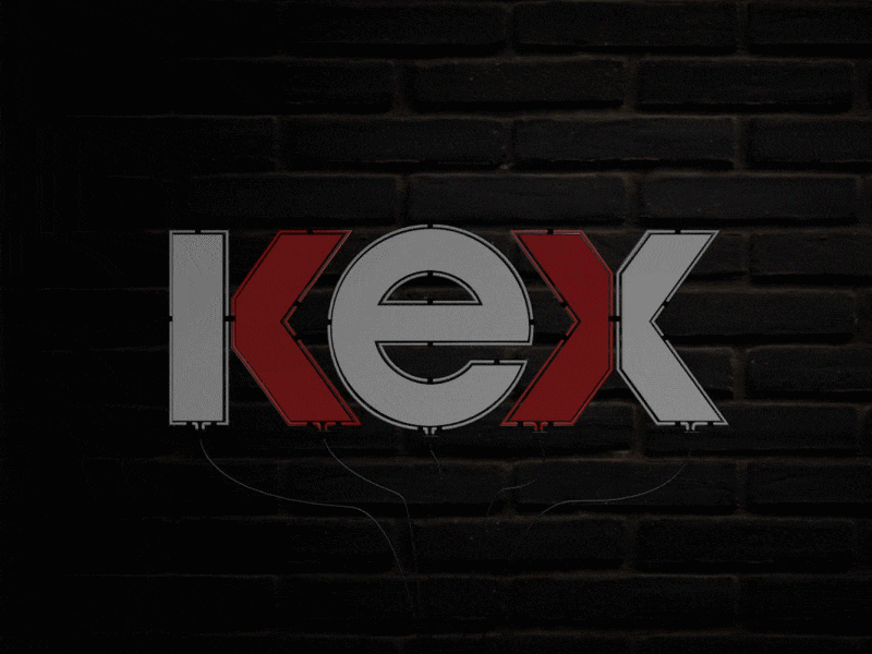 Neon 3d Kex Logo By Aslan On Dribbble Neon 3d Kex Logo By Aslan On Dribbble