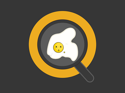 Egg'Emoji egg eggs emoji emojis flat icon illustration omelette vector