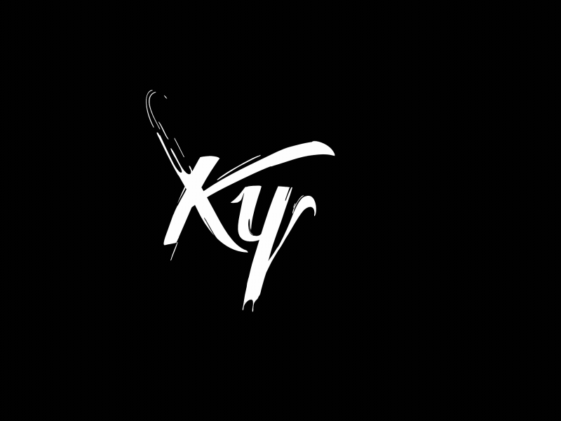Kyoh logo animation cel cel animation design fluid frame by frame hand type letter lettering motion motion graphics type write