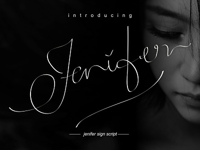 Jenifer Sign Script signature style