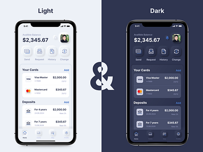 Mobile banking Neomorphism app banking dark theme light theme mobile neomorphism