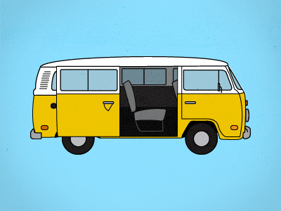 Little Miss Sunshine auto illustration line little miss sunshine minibus movie sunshine van volkswagen vw