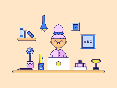 Ready For School By Jurate On Dribbble