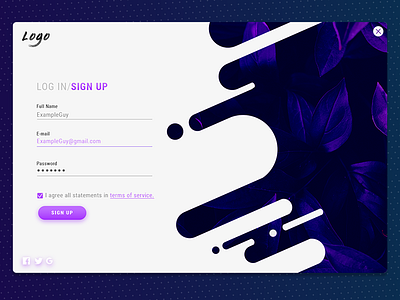 001 DailyUI Signup