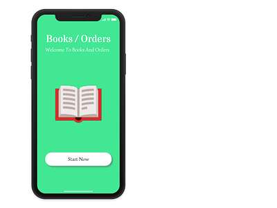 Books And Orders ui ux