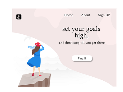 Goals Dribbble design ui ux vector