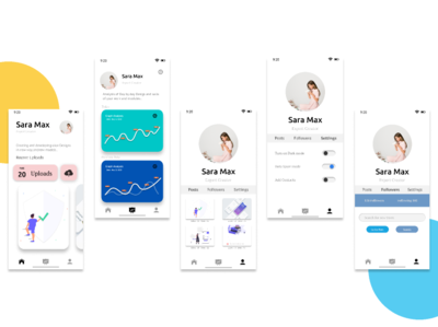 Online Designs app figma ui ux