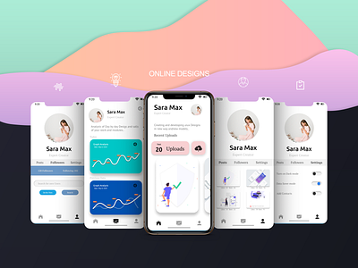 Online Designs, App Mockup figma good mockups ui ux