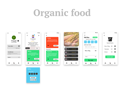 Organic Food remodeling design figma ui ux