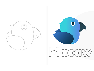 Macaw Logo-Design-work logo design logo design work