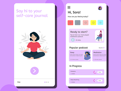Self-care app