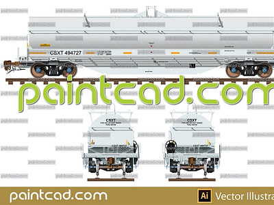 National Steel Car 42-ft coil railcar of CSX Transportation