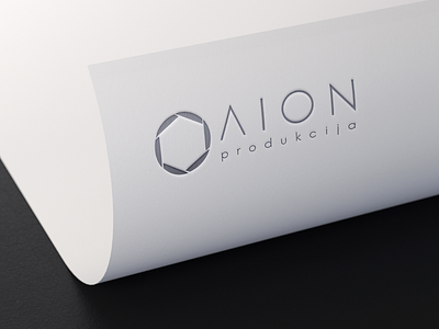 Aion production logo adobeillustrator aionproduction cameralens lens logo logodesign logodesignchallenge logoidea productioncompany typography
