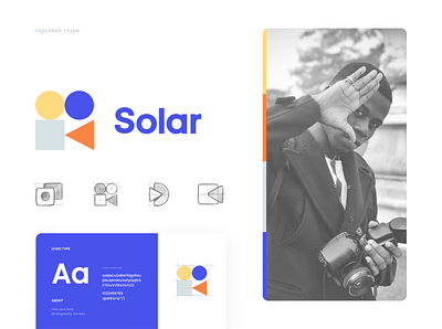Logo & Branding - Solar branding creative design flat icon illustration logo procreate vector