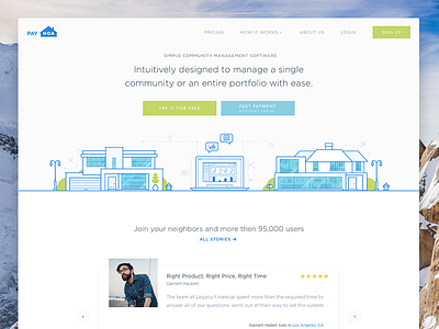 Payhoa Homepage by Sasha Martynchuk on Dribbble