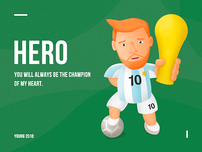 World Cup 2018 - Messi cup gif illustrations messi ui world