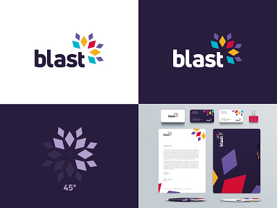 Blast Logo blast brand identity branding logodesign malagasydesigner