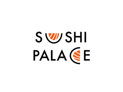 Sushi palace logo branding design flat design graphic design graphic art icon illustration logo minimal art