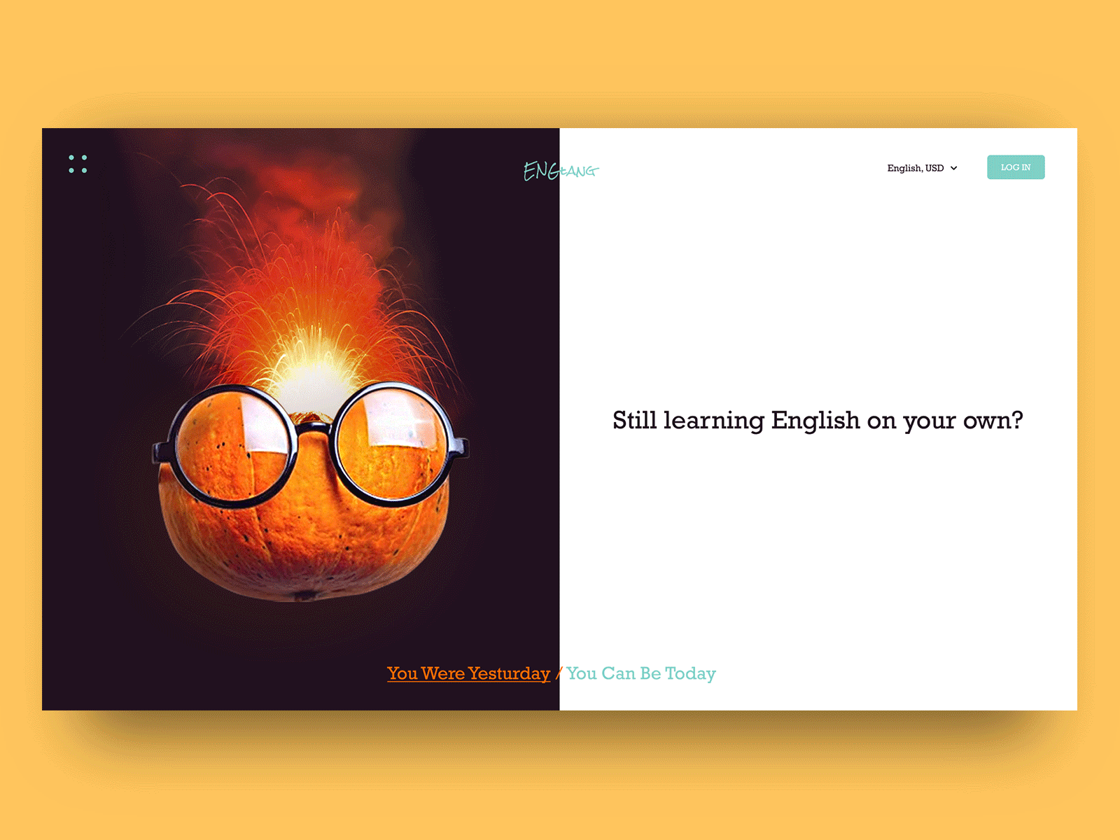 Daily UI_3 : Landing Page 1920 english mainpage pumpkin tutor ui uiux ux web