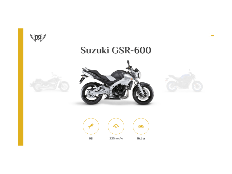 Dream Ride website animation 1920 animation design interaction motorcycle ui ux web website