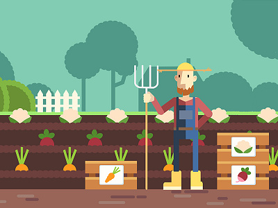 Farmer illustration