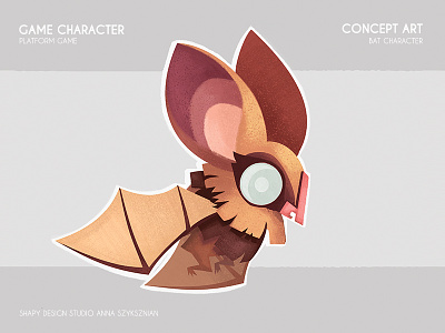 Game Concept Art animals bat character concept art conceptart design digital digital art game graphic illustration texture