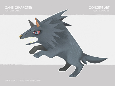 Game Concept Art animals character concept art conceptart design digital digital art game graphic illustration texture wolf