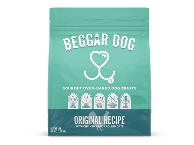 Beggar Dog Redesign Concept 1 concept dog dog biscuits dog food packaging redesign