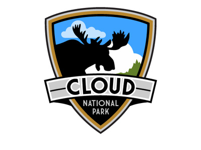 Cloud National Park brandidentity dailylogochallenge graphicdesign logo logodesign zajacdesign
