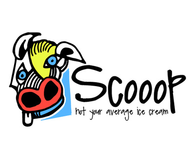 Scooop brandidentity dailylogochallenge graphicdesign logo logodesign zajacdesign