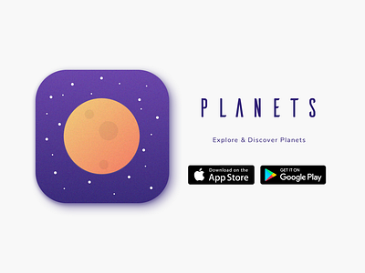 Daily UI Challenge #005 - App Icon app icon daily ui planets space