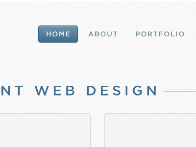 ..nt Web Design blue clean homepage menu text texture typography web
