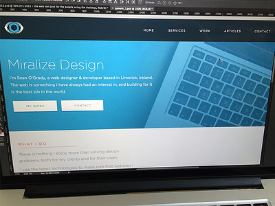 Homepage 2014 design gotham homepage ireland limerick logo miralize