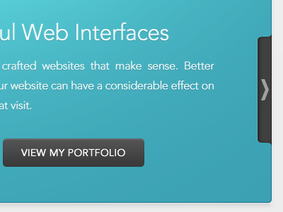 Miralize Design - Header on Homepage blue design header homepage intro miralize portfolio portfolio link