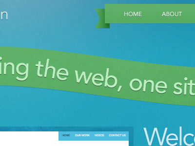 Homepage Finished 3d blue green grunge homepage miralize ribbon text texture