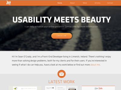 New Site is Live homepage live miralize orange portfolio services web design
