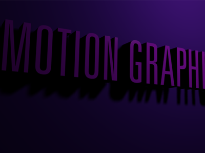 Motion Graphics 3d 3ds max motion