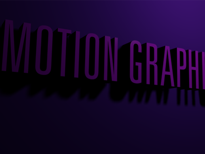 Motion Graphics