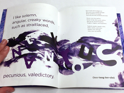 I Like Words book making texture project indesign print type designer handmade book art art i like words words 2014 massart typography design book