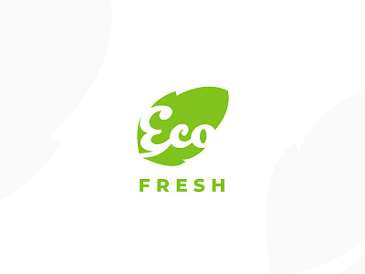 Eco Fresh Re-sealable Bags branding graphic design logo design